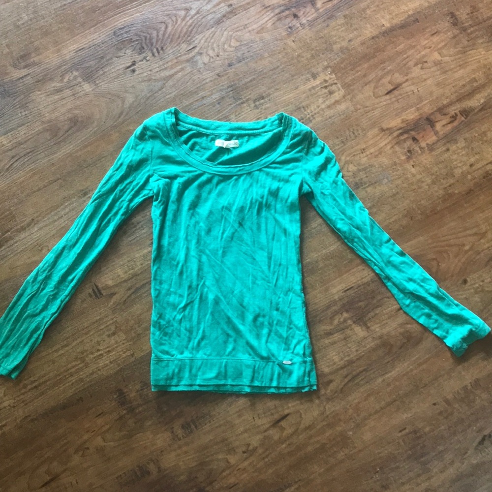 Aeropostale long sleeved green shirt